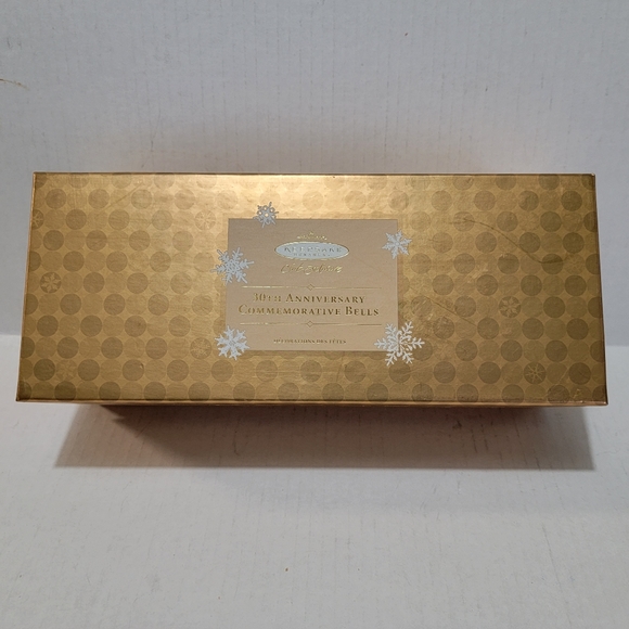 30th Anniversary Commemorative Bells 2003 Hallmark Keepsake Collectors Club - Picture 3 of 10